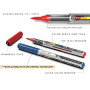 36 stylos acryliques flexibles avec pointe de pinceau, contrôle automatique du débit de 1 à 5 mm, ligne pour peinture sur roche,
