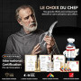 MAD SHARK Ciseaux à Volaille Robustes Ciseaux de Cuisine Verrou de Sécurité | Poignée anti-dérapante, mécanisme à ressort, compa
