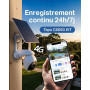 Tapo 4K Camera 4G Exterieur sans Fil Solaire 360° IA intégrée,C665G KIT | Reconnaissance Faciale,Mode AOV Capture 24/7,Vision No
