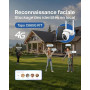 Tapo 4K Camera 4G Exterieur sans Fil Solaire 360° IA intégrée,C665G KIT | Reconnaissance Faciale,Mode AOV Capture 24/7,Vision No