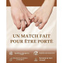 BioMag Bagues en Cuivre Pur 100% pour Femmes & Hommes (Lot de 2) | Bagues en Cuivre Cuivre Massif Brut, Sans Revêtement, Fabriqu