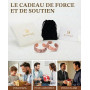 BioMag Bagues en Cuivre Pur 100% pour Femmes & Hommes (Lot de 2) | Bagues en Cuivre Cuivre Massif Brut, Sans Revêtement, Fabriqu