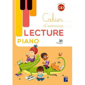 Lecture Piano CE1 - Cahier d'exercices - Programmes 2025