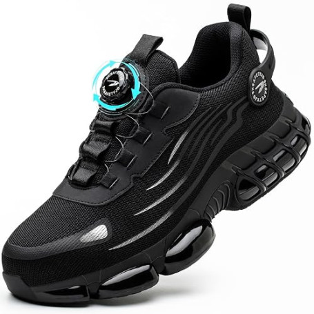 Chaussures de Sécurité Hommes Femme Basket Securite Chaussures de Travail | Embout en Acier, Respirantes, Légères, Confortable,