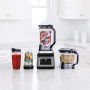 Ninja Robot Culinaire et Mélangeur 3 en 1 Avec 5 Programmes Automatiques : Mélange, Hache, Purée, Bol de 1,8 L, Carafe de 2,1 L,