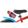 Vélo 12" Spiderman de Marvel/Disney - 1 Frein - Pignon Fixe - Pneus Increvables EVA - Roues Bâtons - Plaque - 2 Stabilisateurs -