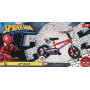 Vélo 12" Spiderman de Marvel/Disney - 1 Frein - Pignon Fixe - Pneus Increvables EVA - Roues Bâtons - Plaque - 2 Stabilisateurs -