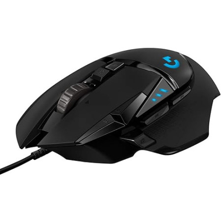 Logitech G G502 HERO Souris Gamer Filaire Haute Performance | Capteur Gaming HERO 25K, 25 600 PPP, RVB, Poids Ajustable, 11 Bout