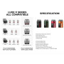 Vaporesso LUXE XR Max Pod Kit [ Version Cuir ] Batterie intégrée longue durée 2800mAh LUXE XR Pod 80W GTX MESH coil DTL & MTL va