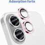 Oelrstfe Caméra Arrière Protection pour iPhone 16/16 Plus Verre Trempé,Pailleté Protecteur Objectif Lentille,9H Dureté HD Défini