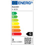 Auxmir Miroir Grossissant Mural Rechargeable 3200 mAh 1X/20X, Argenté | Bouton tactile double face, bras extensible rotatif 360°