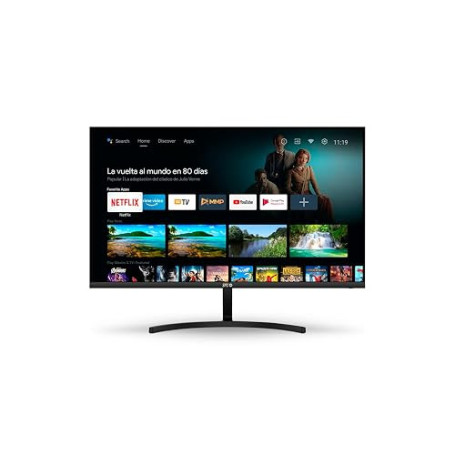 SPC Smart Monitor 24" - Écran Android TV, Full HD, télécommande | Écran et Android TV, haut-parleurs intégrés, design ultrafin,