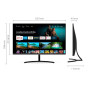 SPC Smart Monitor 24" - Écran Android TV, Full HD, télécommande | Écran et Android TV, haut-parleurs intégrés, design ultrafin,