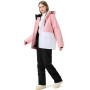 HOTIAN Ensemble veste et pantalon de ski pour femme - 2 pièces - Imperméable - Coupe-vent - Hiver - Chaud - Ski - Neige - Ensemb