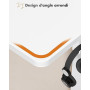 Devoko Bureau Assis Debout Électrique 120 x 60 cm, Standing Desk Blanc | Table de Bureau Ergonomique avec 2 Mémoires pour Télétr