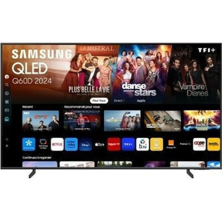 Samsung TV QLED 4K 2024 50Q60D Smart TV de 50" avec Plus d'1 Milliard de Couleurs, Couleurs certifiées, Le Meilleur Smart TV et