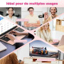 bvate Ordinateur Portable 14" 256 Go Win 11 N4020 Support Expansion 1 to SSD 1080P 2.4G+5G WiFi Mini HDMI & Souris sans Fil et U