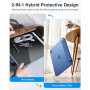 FINTIE Coque pour iPad A16 11e Génération 11" 2025/iPad 10e Gén 10.9" 2022 | Étui avec 1 Verre Trempé et Porte-Stylet, Coque Rig