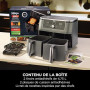 Ninja Air Fryer Dual Zone MAX numérique, Friteuse à air chaud, 6en1 DZ400EU | grande capacité, 9,5 L, Sans huile, Air Fry, Crous