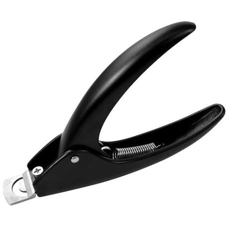 Sularpek Coupe Ongle Professionnel, 1 Pièce Coupe Faux Ongles en Gel, Pince Guillotine pour Faux Ongles, Coupe Ongle Gel Noir po