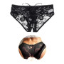 comeondear String Ouvert Femme Sexy Grande Taille Culotte Fendue Dentelle | Tanga Chic Hot sous-Vêtements Féminins Lingerie Dess