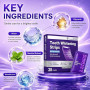 28 PièCes Bandes Blanchiment Dentaire Violet, Kit de Blanchiment Dentaire, Bandes Pour Éliminer Taches Profondes Café Thé, Pour