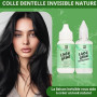 Colle Perruque et Dissolvant de Colle pour Perruques, Lace Wig Glue | Invisible, Imperméable, Adhésion Forte, pour les Extension