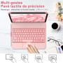 aMZCaSE Clavier pour iPad 10/11 Ème Gen(10.9Pouces 2022/11 A16 2025) avec Housse de Protection Rotative à 360° Porte-Stylet étui