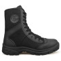QUNLON Hommes Bottes Militaires Noires Rangers Militaire Homme Bottes Moto Homme Bottes de Combat avec Zip Latéral Botte Airsoft