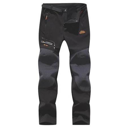 BenBoy Homme Pantalon Ski Imperméable Randonnée Softshell Pantalon Thermique Étanche Coupe-Vent Hiver de Montagne Neige
