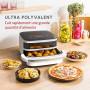 Moulinex - Easy Fry XL Surface et Pizza Air Fryer YY5876FB - 4 L - Blanc | Air fryer double resistance pour cuire 1kg de frites