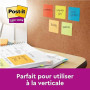 Post-it Notes Autocollantes Super Sticky, Couleurs Carnival, Pack de 6 Blocs, 90 Feuilles par Bloc, 76 mm x 76 mm - Feuillets Su