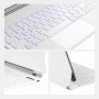 CSZZACME Étui Clavier pour iPad A16, 2025 et iPad 10e génération (10,9" 2022) avec Trackpad Multitâche, Rétro-éclairage, Touches