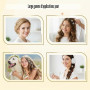 Bremorou Lot de 20 mini pinces à cheveux, petites pinces à cheveux en métal, pinces à cheveux dorées et argentées, fleurs, acces