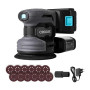 Cecotec Ponceuse Rotative à Batterie 21V, 2000mAh PerfectSurface 2120 Rotate. 13000 tr/min, 12 rechanges, Réservoir à poussière,