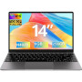 bvate Ordinateur Portable, 128Go Soutien Extension SSD 1To 14" Win11 Celeron N4020 2.4G+5G WiFi Mini HDMI & AZERTY Membrane du C