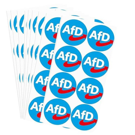 Sikweny 200 Pièces Etiquettes Autocollantes Personnalisées 50 MM Stickers Personnalisable AFD Motif Étanche Autocollant Personna