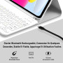 Lielax Clavier pour iPad A16 11ème Génération 11 Pouces 2025, iPad 10ème Génération 10.9” 2022-AZERTY Layout Clavier Magnétique