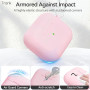 TNSNK Silicone pour AirPods 4 Coque, 2-A1-Pink | Doux, léger, antiglisse, anti-rayures, Facile à transporter, Charge filaire/san