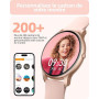 Parsonver Montre Connectée Femme avec Appels Bluetooth, Montre Sport avec 100+ Sportifs, Étanche IP68, Moniteur Sommeil, Fréquen