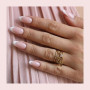 Bague Breloque Maille Marine Trèfle Acier Inoxydable - Taille Ajustable - Charms - Ne Rouille Pas - Idée Cadeau Parfaite -Tendan