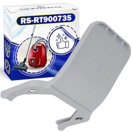 MONTERAL Support pour Sac Aspirateur RSRT900735 RS-RT900735 pour Moulinex | pour Rowenta pour Tefal - Garantie de 10 Ans - MONTE