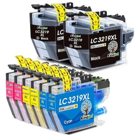 KINGJET LC3219XL Cartouches d'encre Compatible avec Brother LC3217 3219XL pour Brother MFC-J5330DW MFC-J5335DW MFC-J5730DW J5335