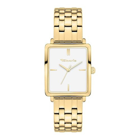 Tamaris Montre pour Femmes avec Carré Boîtier & Bracelet en Acier Inoxydable – Simple Montre-Bracelet pour Femmes en Différentes