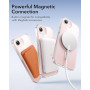 ESR Coque Magnétique pour iPhone 17e/16e, Transparente | Anti-jaunissement, Ultra Mince, Protection Chute 3X Militaire, Absorpti