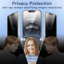 JETech Verre Trempé Anti-Espion pour iPhone 17e/16e, Lot de 2 | Protection D'écran à Couverture Intégrale, Protection Bord à Bor