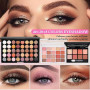 Coffret Maquillage Femme, Kit de Maquillage Complet, Coffret Cadeau Maquillage Ado Fille, Makeup Gift Set avec Ombres Paupière F