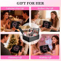 Coffret Maquillage Femme, Kit de Maquillage Complet, Coffret Cadeau Maquillage Ado Fille, Makeup Gift Set avec Ombres Paupière F