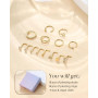 CASSIECA 14Pcs 20G Piercing Nez Acier Chirurgical Piercing Nez en Forme de L avec Zircone Piercing Anneau Nez Faux Piercing pour