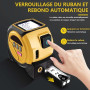 VOBOR 40m Télémètre Laser 3 en 1, Ruban à Mesurer 5m, USB-C Rechargeable, Écran LCD, Modes Pythagore, Surface et Volume, Crochet